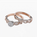 حلقه ازدواج تک نگین